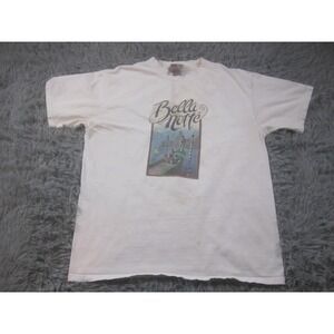 Vintage Bella Notte‎ Shirt Mens Large White Graphic Tee Oneita Power-T 90s